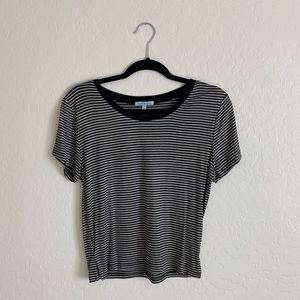 NWOT - Green & Black Striped Top